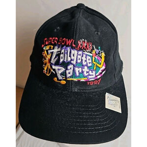 Vintage Super Bowl XXXI Tailgate Party 1997 Hat Snapback Adjustable New Orleans